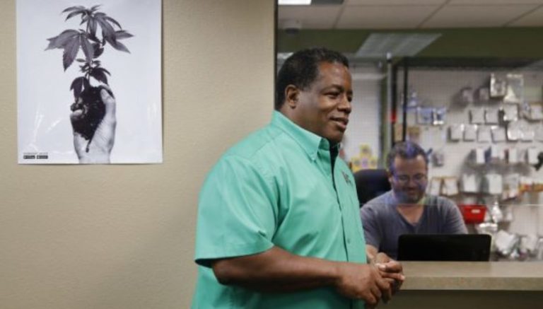 Former Raiders “battering ram” now selling cannabis in Las Vegas