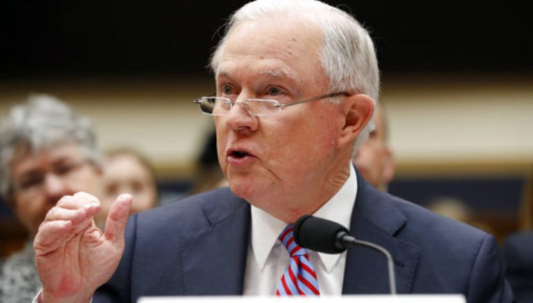 In the midst of Congressional grilling, Sessions takes heat on marijuana attitude