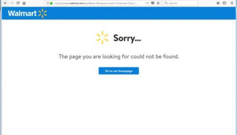 Mainstream alert: You can buy a weed-leaf Christmas tree from Walmart