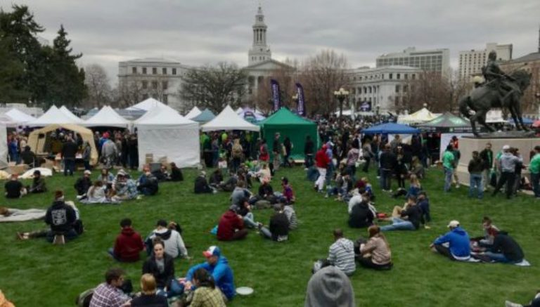 Denver 4/20 begins with good vibes and cannabis camaraderie