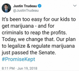 Justin Trudeau, Canada marijuana, Cannabis Act, C-45, cannabis news