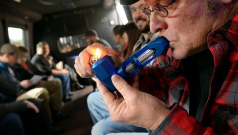 Denver crackdown on marijuana tour buses heads to court while city task force says “legalize it.”