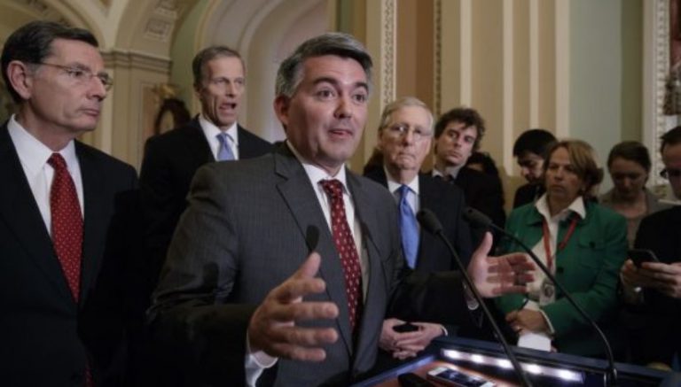 Sen. Cory Gardner tries to attach marijuana measure to criminal justice bill